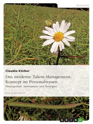 cover image of Das moderne Talent-Management-Konzept im Personalwesen